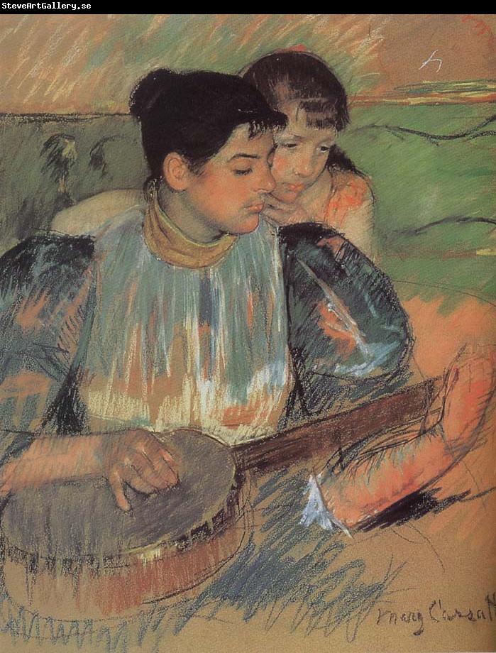 Mary Cassatt Banjo class